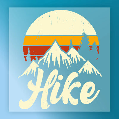 Take A Hike Retro Sunset Design - Ready to Press - InkMerge DTF Transfer