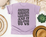 Orchid Comfort Colors t-shirt
