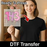 143 I Love You Romantic Design DTF Transfer - InkMerge Heat Press Design