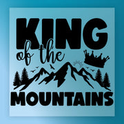 KING of the MOUNTAINS Design DTF Transfer - InkMerge Heat Press Design