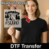 Camping #Squad Outdoor Adventure - Heat Press Ready - InkMerge DTF Transfer