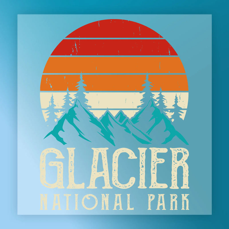 Mountain Adventure Retro Design - Ready to Press - InkMerge DTF Transfer