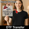 Merry Christmas Y'all Festive Design - Ready to Press - InkMerge DTF Transfer