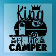 King of the Camper DTF Transfer - InkMerge Heat Press Design