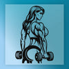 Empowered Strong Woman Gym Design - Heat Press Ready - InkMerge DTF Transfer