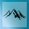Minimalist Mountain Peaks Design - Ready to Press - InkMerge DTF Transfer