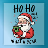 HO HO Holy Santa Claus Design DTF Transfer - InkMerge Heat Press Design
