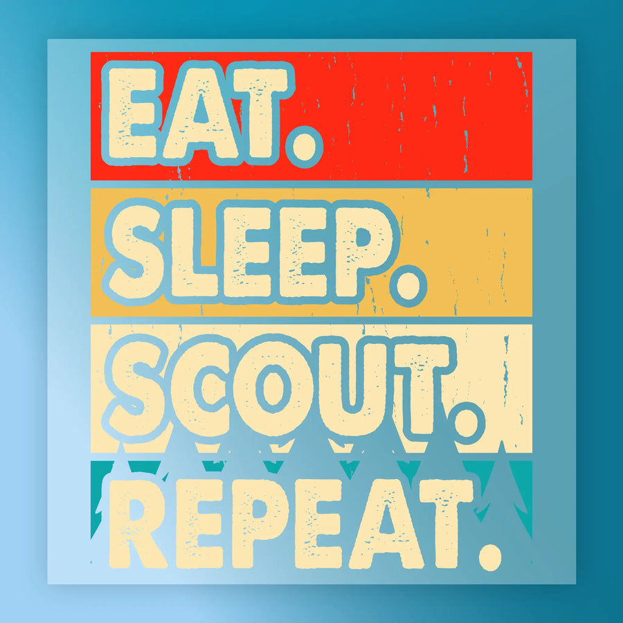 Eat Sleep Game Repeat Retro Design DTF Transfer - InkMerge Heat Press Design