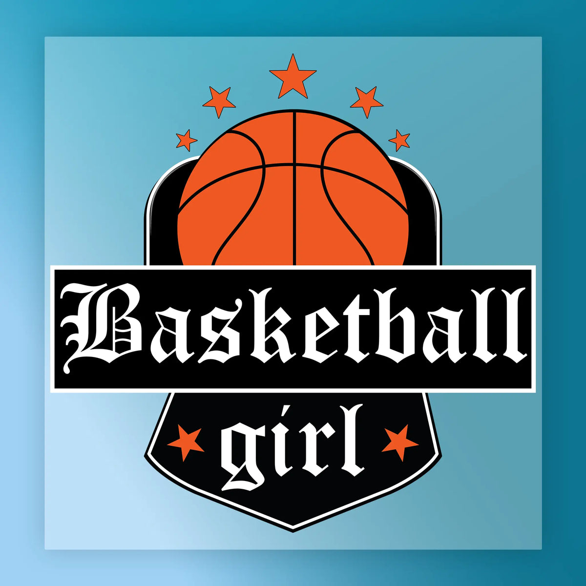 Basketball Girl Empowerment Design