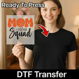 MOM Squad Basketball Design DTF Transfer - InkMerge Heat Press Design