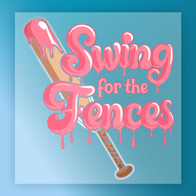 Baseball Swing for the Fences  Design - Ready to Press - InkMerge DTF Transfer