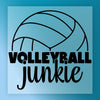 Volleyball Junkie Enthusiast Design - Ready to Press - InkMerge DTF Transfer