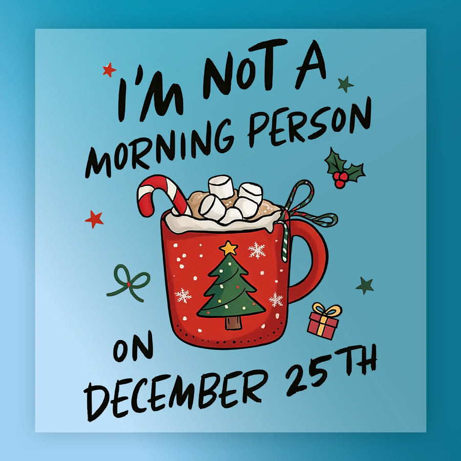 I'm Not A Morning Person Custom Design DTF Transfer - InkMerge Heat Press Design