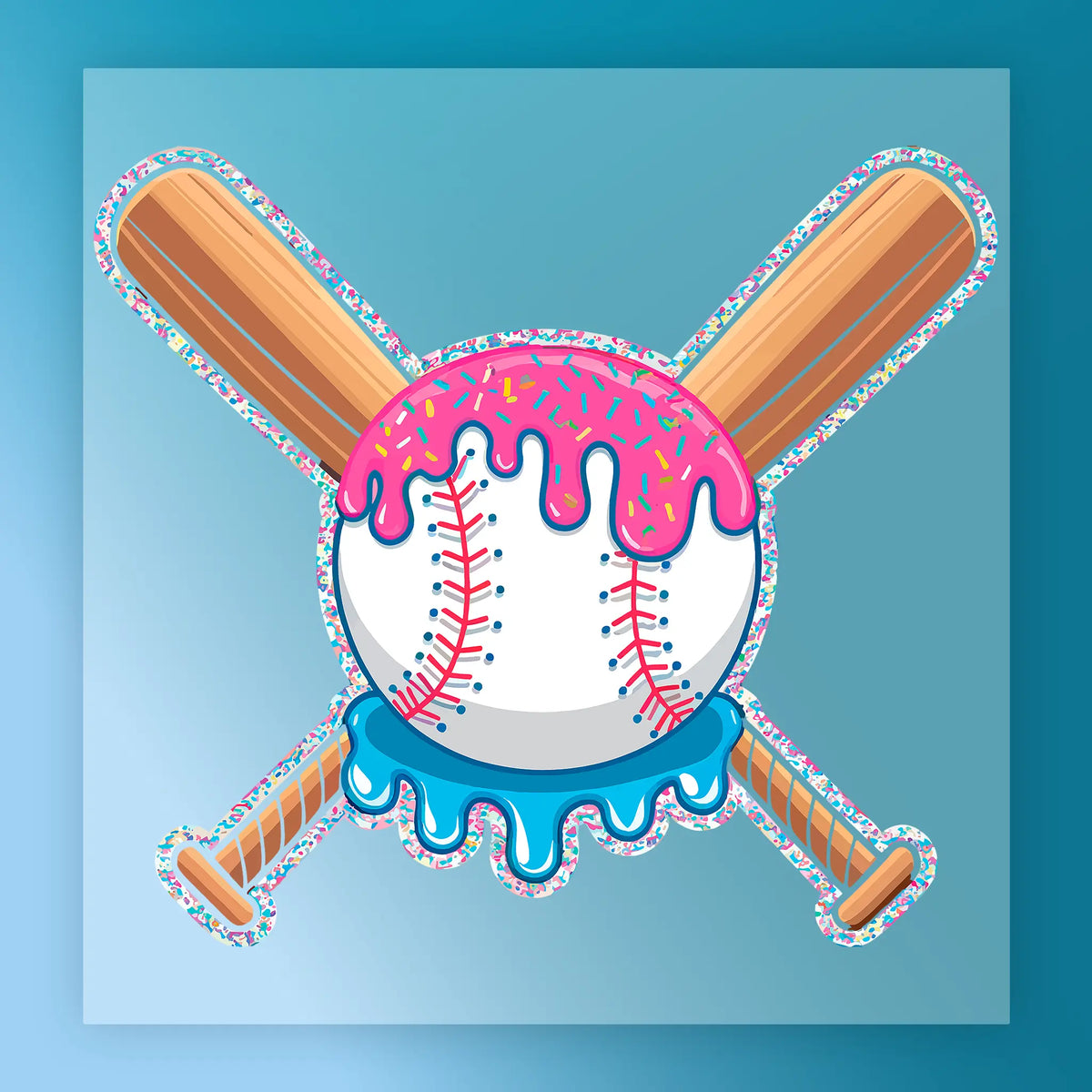 Baseball Donut Delight - Heat Press Ready