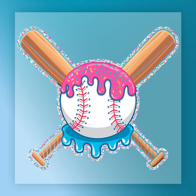 Baseball Donut Delight - Heat Press Ready - InkMerge DTF Transfer