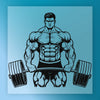 Muscle Man Lifting Barbell - Heat Press Ready - InkMerge DTF Transfer