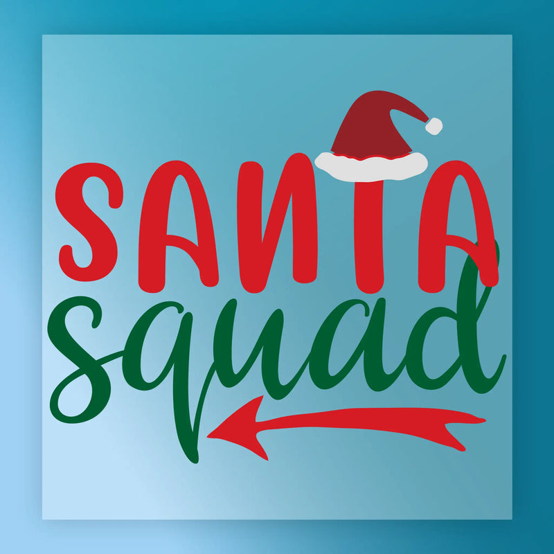 Santa Squad Christmas Unity Design - Ready to Press - InkMerge DTF Transfer