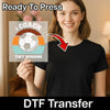 I Coach Tiny Humans Soccer Design - Ready to Press - InkMerge DTF Transfer