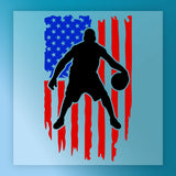 Basketball Player Silhouette Design DTF Transfer - InkMerge Heat Press Design