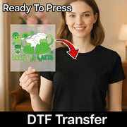 Lucky A Latte St Patricks Day Design DTF Transfer - InkMerge Heat Press Design