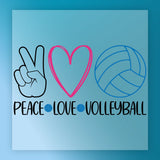 Peace, love, volleyball