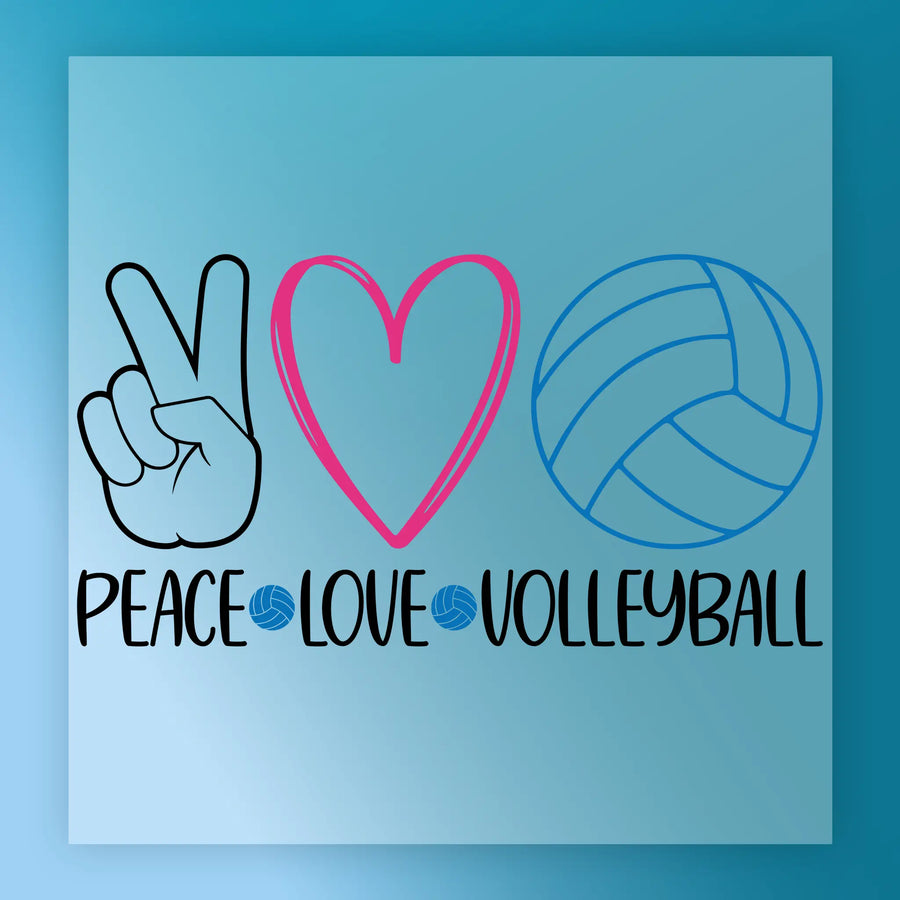 Peace, love, volleyball