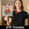 Christmas Blessings Cardinals Design - Ready to Press - InkMerge DTF Transfer