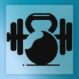 Kettlebell Barbell Fitness Design DTF Transfer - InkMerge Heat Press Design