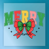 MERRY Mama Christmas Design DTF Transfer - InkMerge Heat Press Design
