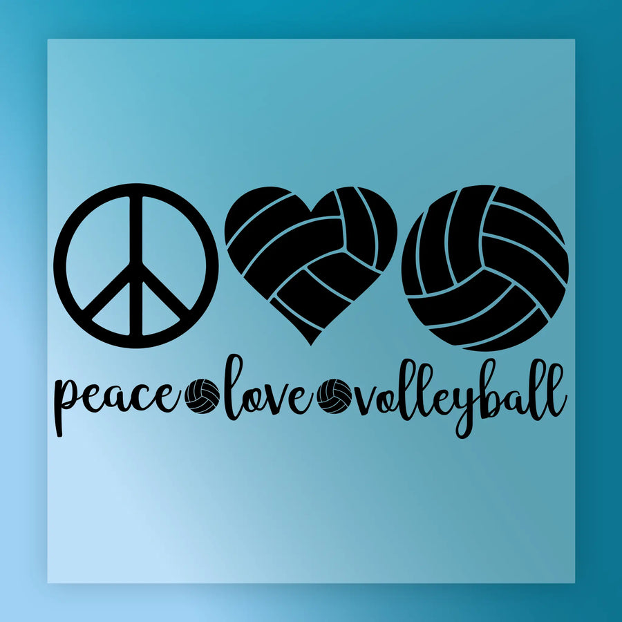 Peace, love, volleyball