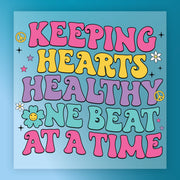 Keeping Hearts Healthy DTF Transfer - InkMerge Heat Press Design
