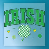Irish Pride Checkered Shamrock Design DTF Transfer - InkMerge Heat Press Design