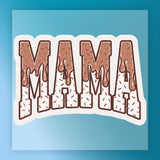 Mama Chocolate Sprinkle Design DTF Transfer - InkMerge Heat Press Design