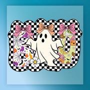 Boo Ghost Halloween Design DTF Transfer - InkMerge Heat Press Design