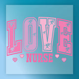 Love Nurse Cupid Design DTF Transfer - InkMerge Heat Press Design