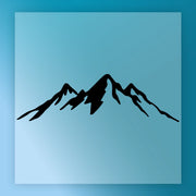 Minimalist Mountain Silhouette DTF Transfer - InkMerge Heat Press Design