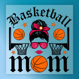 Basketball Mom Pride DTF Transfer - InkMerge Heat Press Design