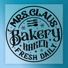 Mrs. Claus Bakery Vintage Design - Ready to Press - InkMerge DTF Transfer