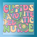 Cupid's Favorite Pediatric Nurse Design DTF Transfer - InkMerge Heat Press Design