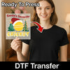 Santa's Favorite Cricket Holiday Design - Ready to Press - InkMerge DTF Transfer