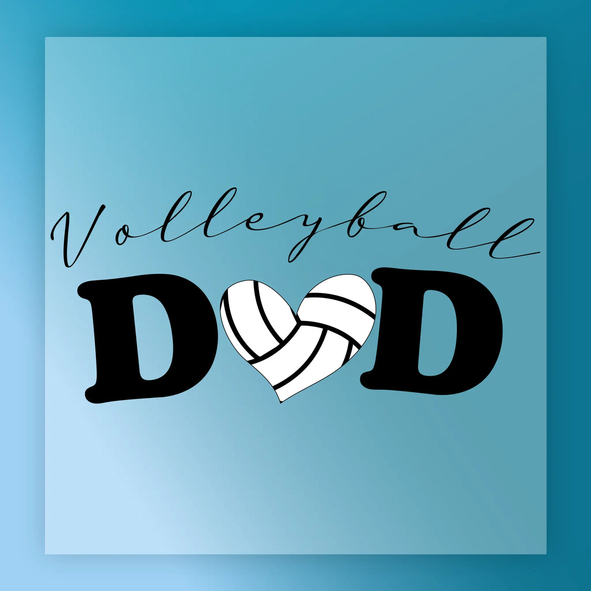 Volleyball Dad DTF Transfer - 75-Wash Tested, Ready to Press