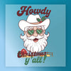 Howdy Christmas Y'all Santa Cowboy - Ready to Press - InkMerge DTF Transfer