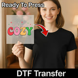 Let's Get Winter Design DTF Transfer - InkMerge Heat Press Design