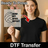 Bump Set Spike Repeat Volleyball - Heat Press Ready - InkMerge DTF Transfer