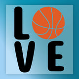 Love Basketball Design DTF Transfer - InkMerge Heat Press Design