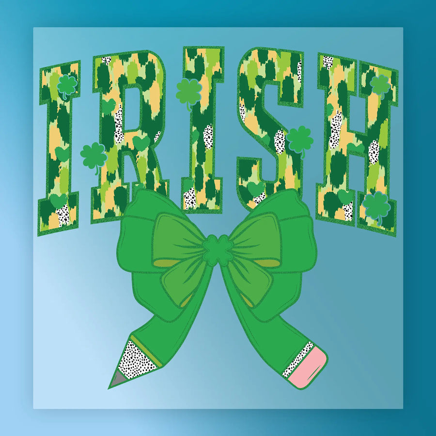 Irish Pride Shamrock Design DTF Transfer - InkMerge Heat Press Design