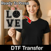 Volleyball Love Design - Heat Press Ready - InkMerge DTF Transfer