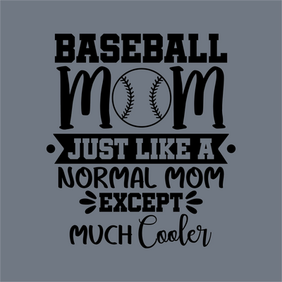 Baseball Mom Cooler DTF Transfer – Ready to Press