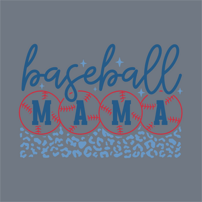 Script Baseball Mama DTF Transfer – Ready to Press