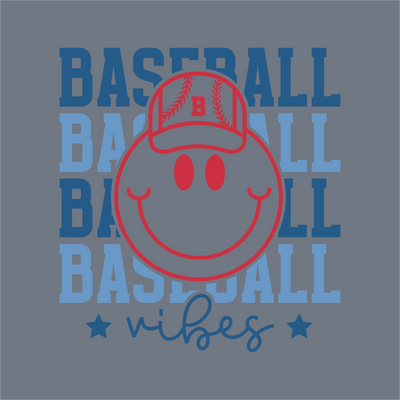 Baseball Vibes DTF Transfer – Ready to Press